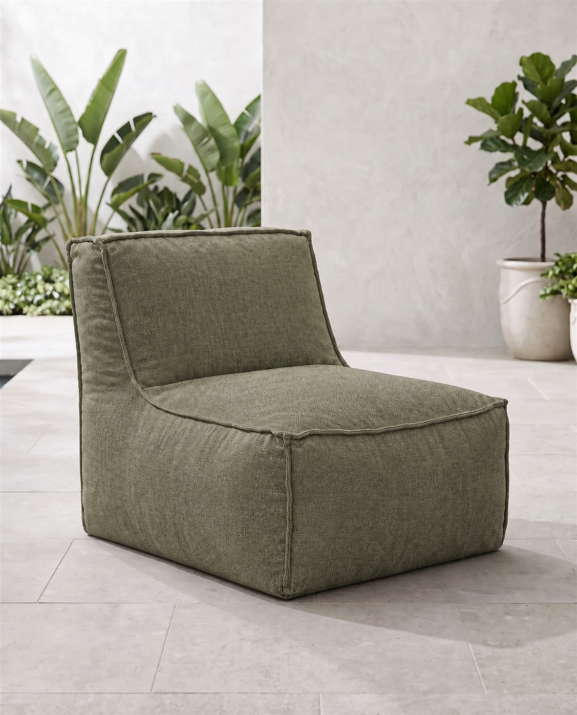 Cove Lounge Chair in Willa Frond