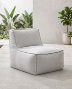 Cove Lounge Chair in Canvas Granite