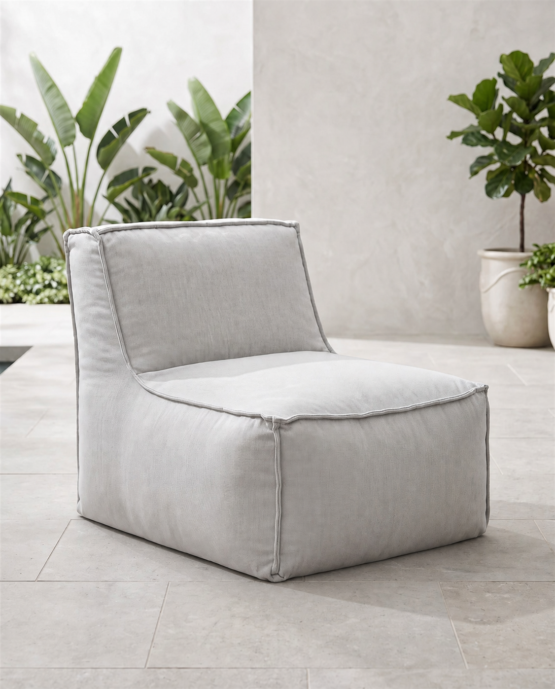 Cove Lounge Chair in Canvas Granite