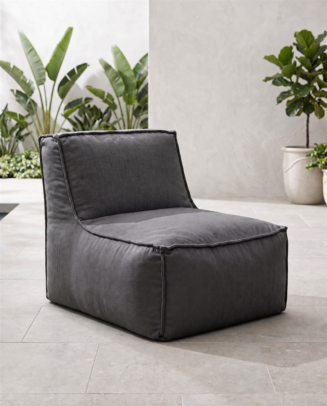 Cove Lounge Chair in Charcoal