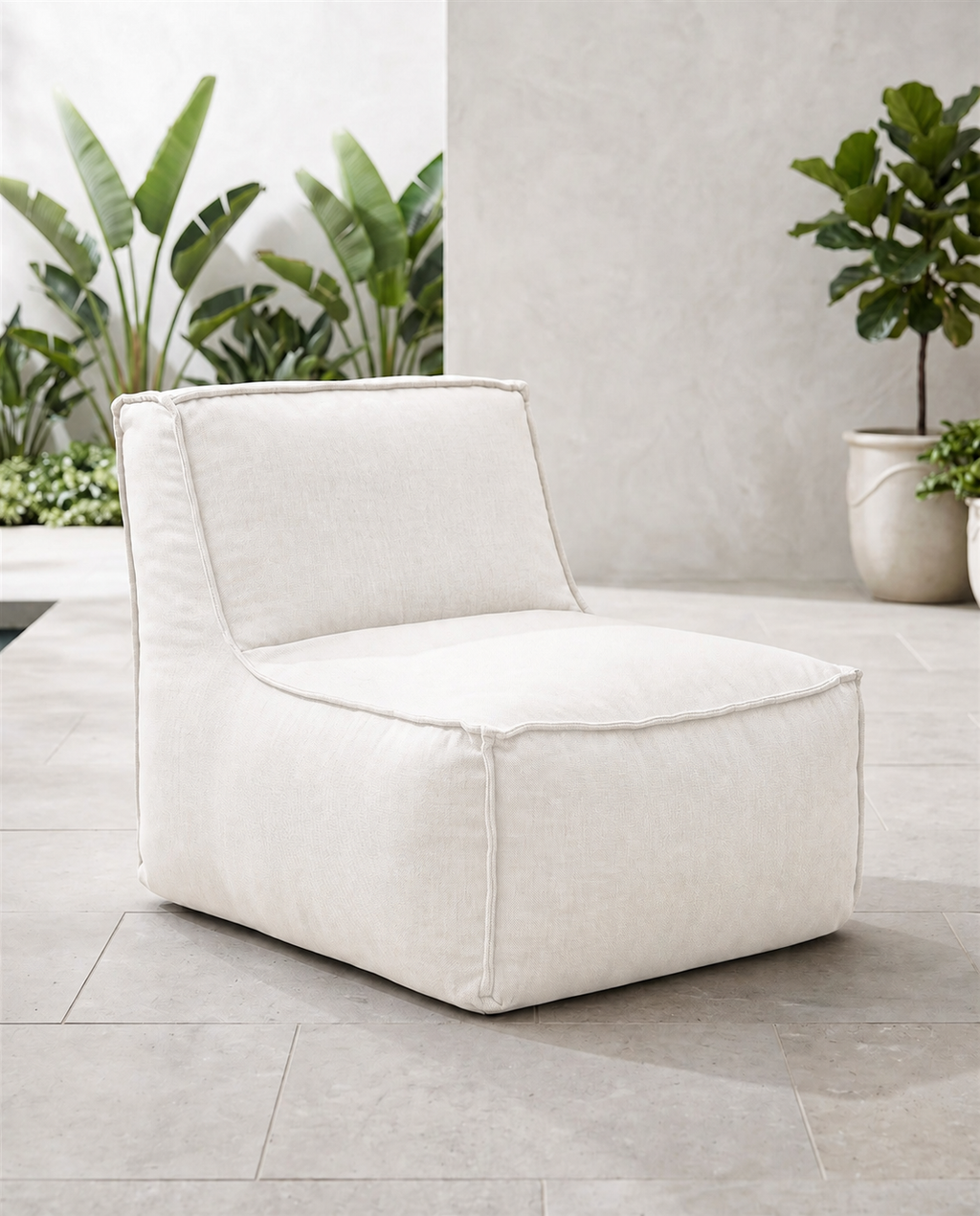 Cove Lounge Chair in Nurture White