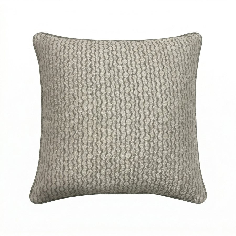 Royal Teak Collection Wave Natural 20" × 20" Throw Pillow (2WN20)