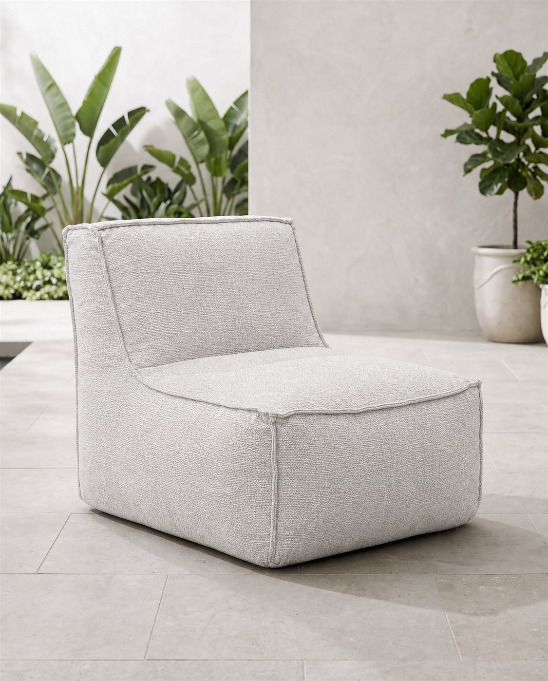 Cove Lounge Chair in Pebble