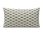 Royal Teak Collection Abstract Dot Green 12" × 20" Lumbar Pillow (ABDOTG12)