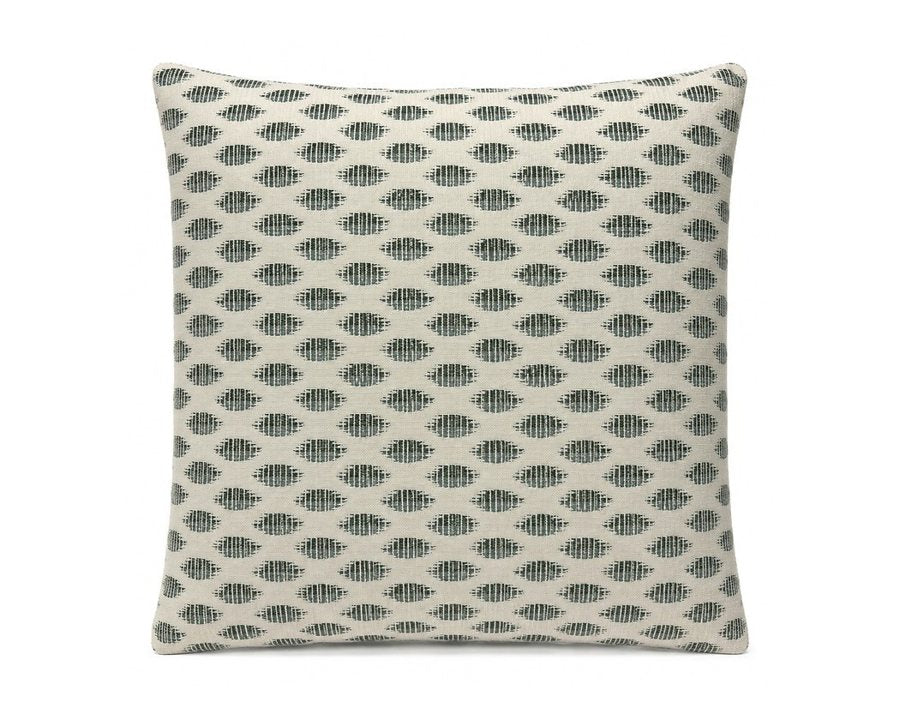 Royal Teak Collection Abstract Dot Green 20" × 20" Throw Pillow (ABDOTG20)