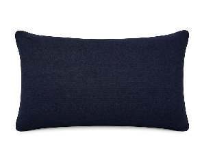 Royal Teak Collection Art Deco Stripe Blue 12" × 20" Lumbar Pillow — Reverse Face (ARTDEB12)