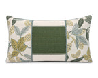 Royal Teak Collection Savanna Bloom Sage 12" × 20" Lumbar Pillow (BOTSAV12)
