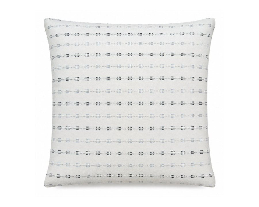 Royal Teak Collection Dashing Stripe White 20" × 20" Throw Pillow (DASTRW20)