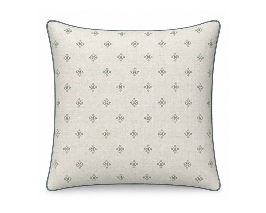 Royal Teak Collection Ditsy Dot Spa 20" × 20" Throw Pillow (DITSDS20)