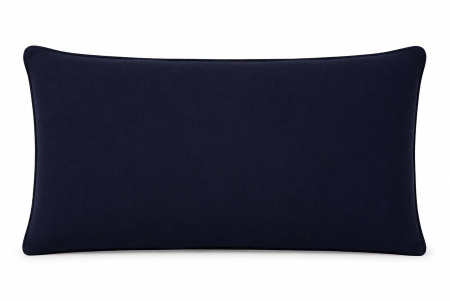 Royal Teak Collection Fish Fish Navy 12" × 20" Lumbar Pillow — Reverse Face (FISHNAV12)