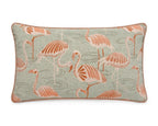 Royal Teak Collection Flamingo Neutral 12" × 20" Lumbar Pillow (FLAMNE12)