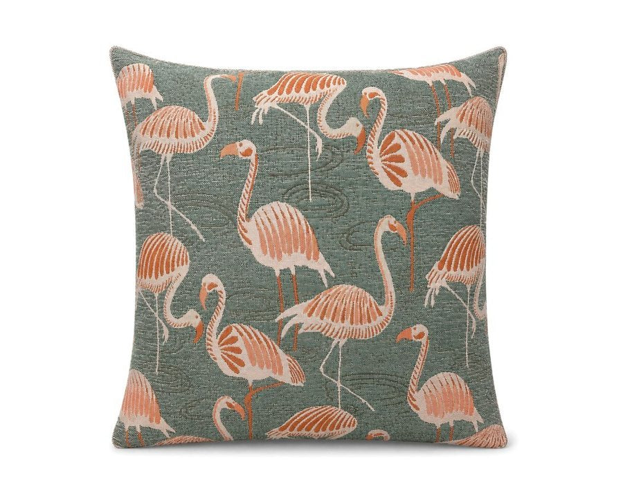 Royal Teak Collection Flamingo Sage 20" × 20" Throw Pillow (FLAMSA20)