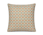 Royal Teak Collection Honeycomb Orange 20" × 20" Throw Pillow (HNYCOO20)