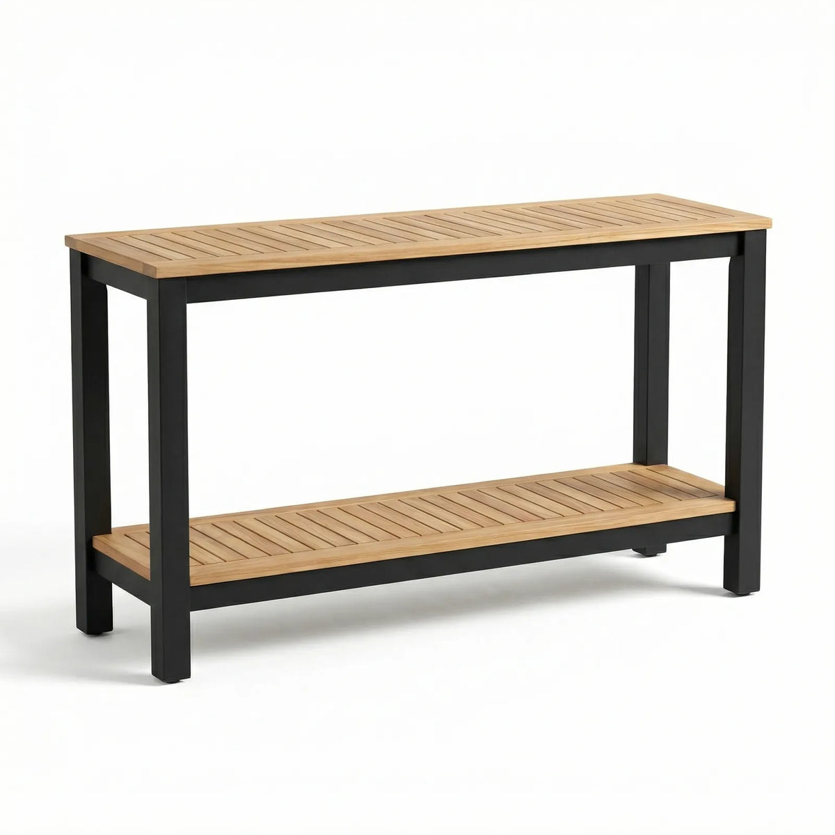 Royal Teak Collection Barcelona Console Table with Shelves