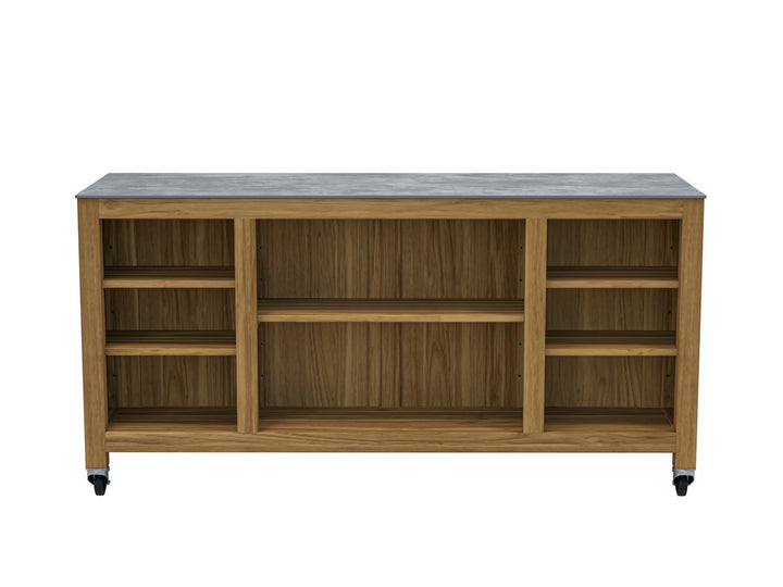 Royal Teak Collection Costa Kitchen Island on Wheels
