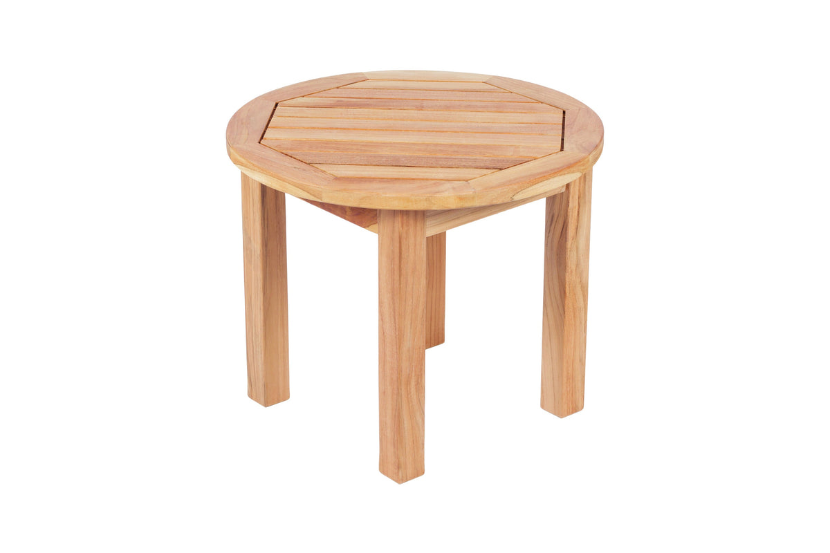 Royal Teak Collection Miami Side Table  - Round — original product photography