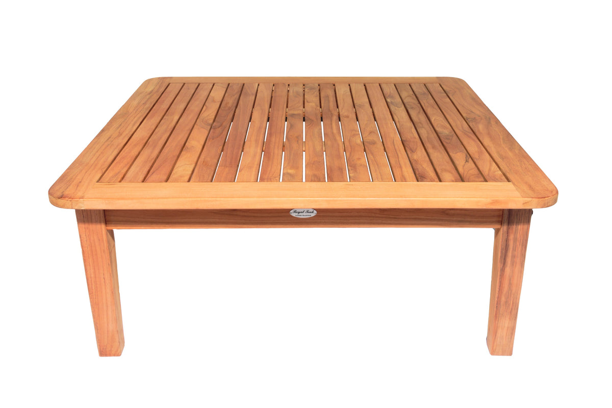 Royal Teak Collection Miami Sofa Table - Square — original product photography