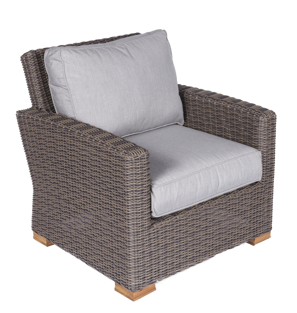Sanibel Club Chair — Canvas Granite; original product photography