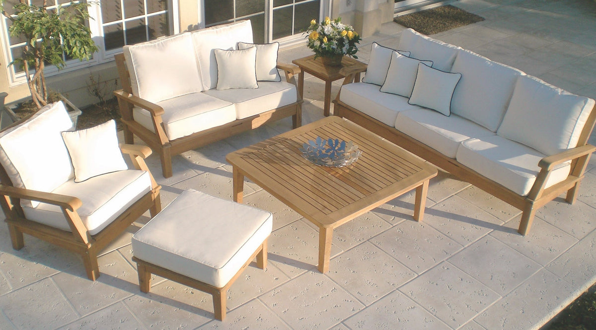 Royal Teak Collection Miami Sofa Table - Square — original product photography