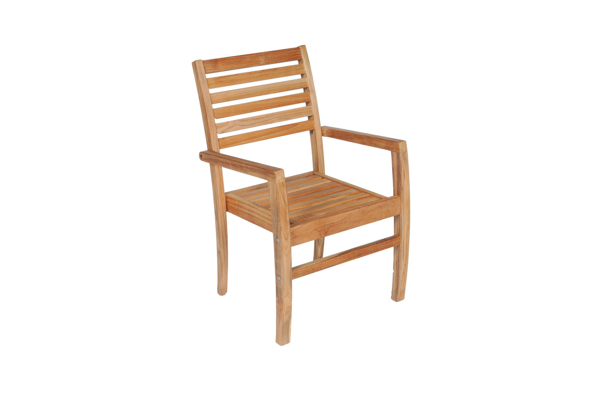 Royal Teak Collection Avant Stacking Chair — original product photography