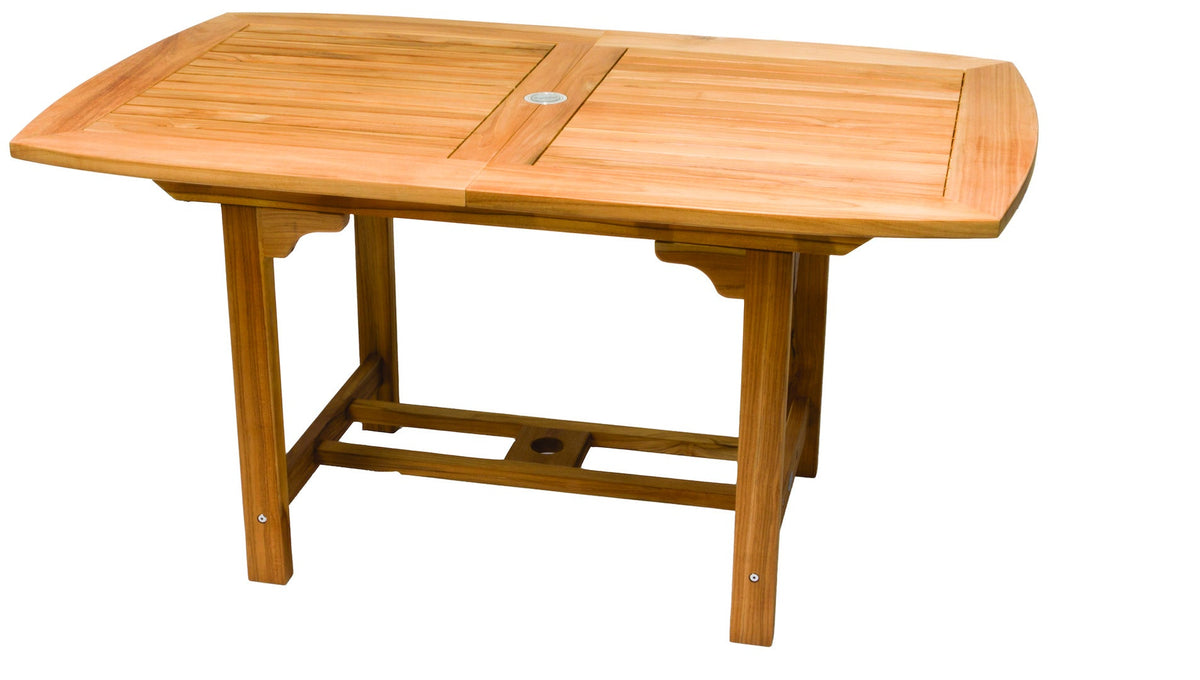 Royal Teak Collection Family Expansion Table 60–78 Inch Rectangular — original product photography