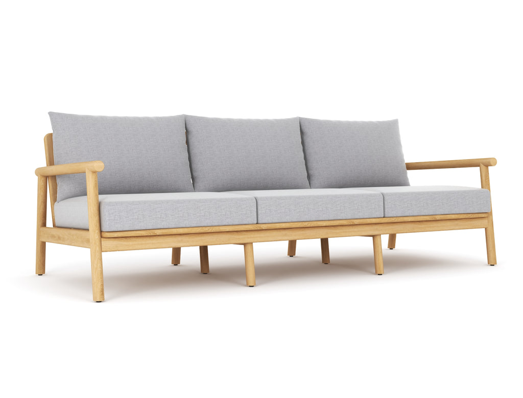 Royal Teak Collection Seville Sofa in Granite Cushions