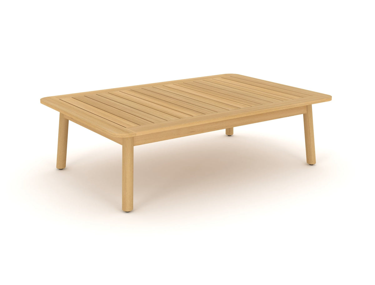 Seville Coffee Table; photography shows a sample fabric