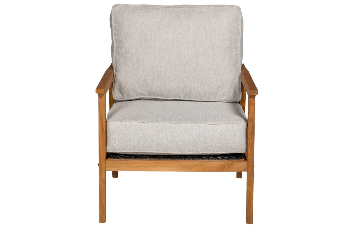 Ventura Club Chair; photography shows a sample fabric