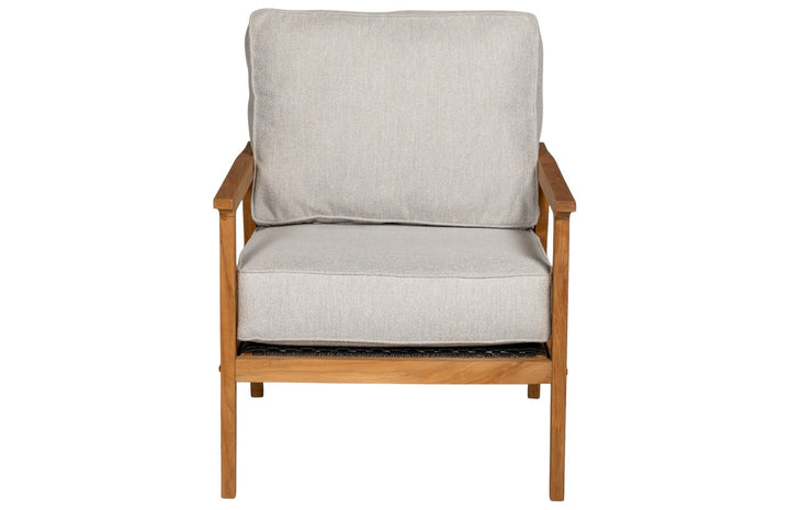 Ventura Club Chair; photography shows a sample fabric