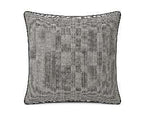 Royal Teak Collection Mini Stripe Black 20" × 20" Throw Pillow — Reverse Face (MINSTB20)