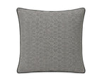 Royal Teak Collection Mini Stripe Black 20" × 20" Throw Pillow (MINSTB20)