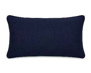 Royal Teak Collection Mini Stripe Navy 12" × 20" Lumbar Pillow — Reverse Face (MISTRN12)