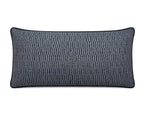 Royal Teak Collection Mini Stripe Navy 12" × 20" Lumbar Pillow (MISTRN12)