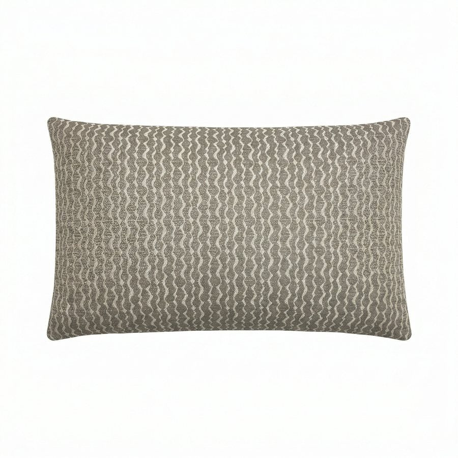 Royal Teak Collection Wave Gray 12x20 Lumbar Pillow (2WD12)