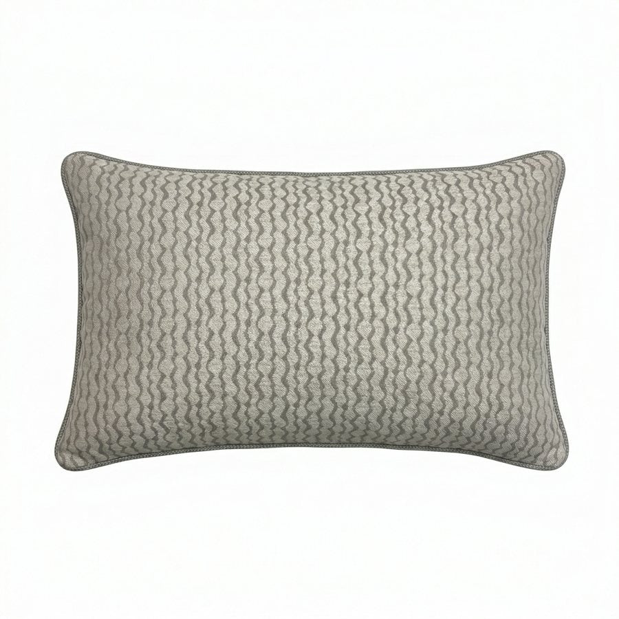 Royal Teak Collection Wave Natural 12x20 Lumbar Pillow (2WN12)