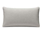Royal Teak Collection Savanna Check Green 12" × 20" Lumbar Pillow — Reverse Face (SAVCEG12)