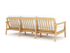Royal Teak Collection Seville Sofa in White All-Weather Cushions