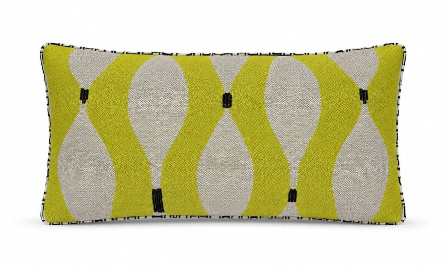 Royal Teak Collection Vine Margarita 12" × 20" Lumbar Pillow (VINMARG12)