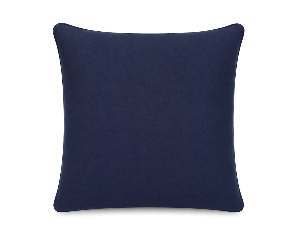 Royal Teak Collection Woven Check Med Blue 20" × 20" Throw Pillow — Reverse Face (WOCHEB20)