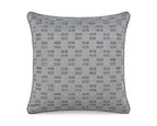 Royal Teak Collection Woven Check Med Blue 20" × 20" Throw Pillow (WOCHEB20)