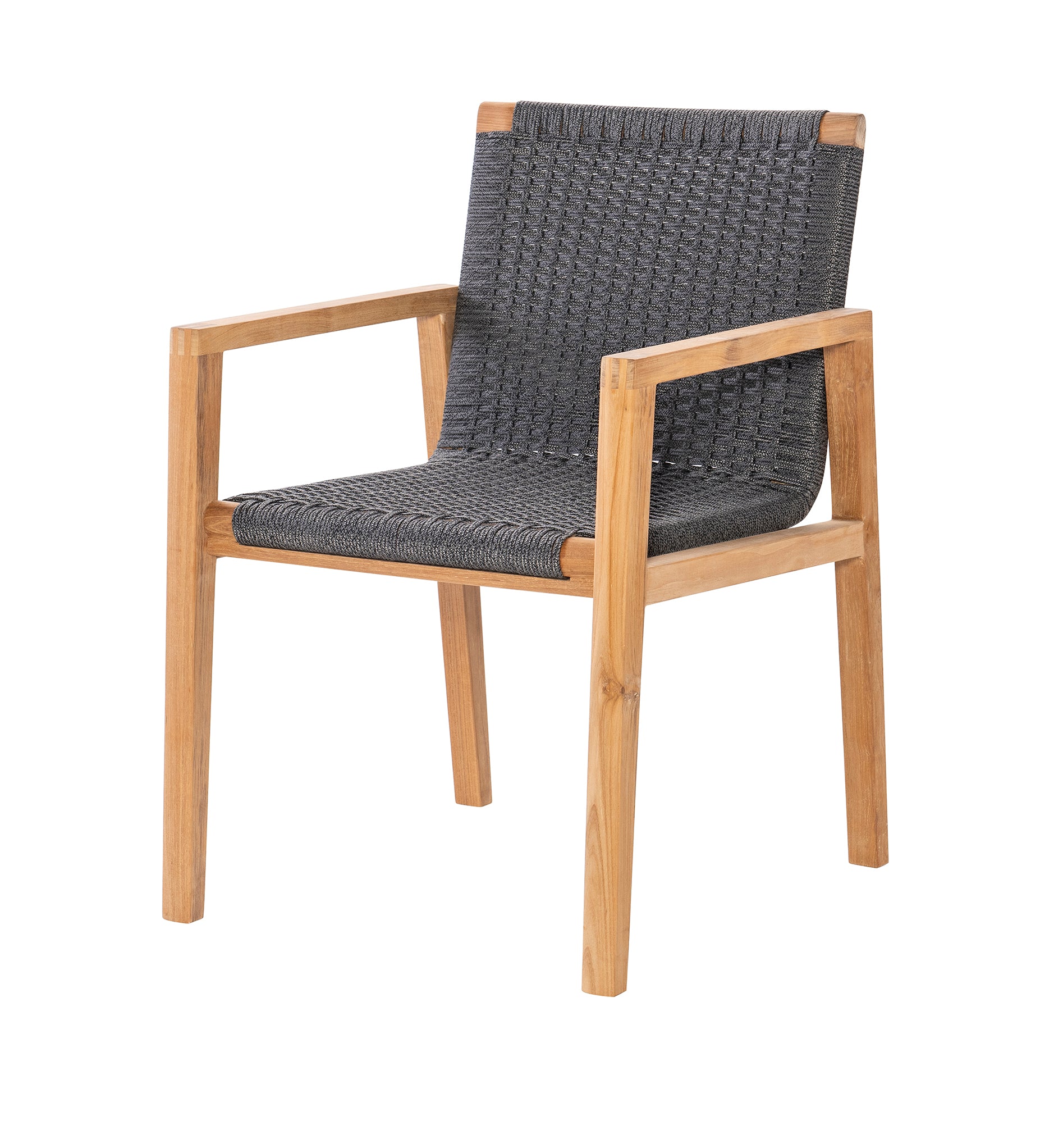 Royal Teak Collection Admiral Dining Chair - Charcoal