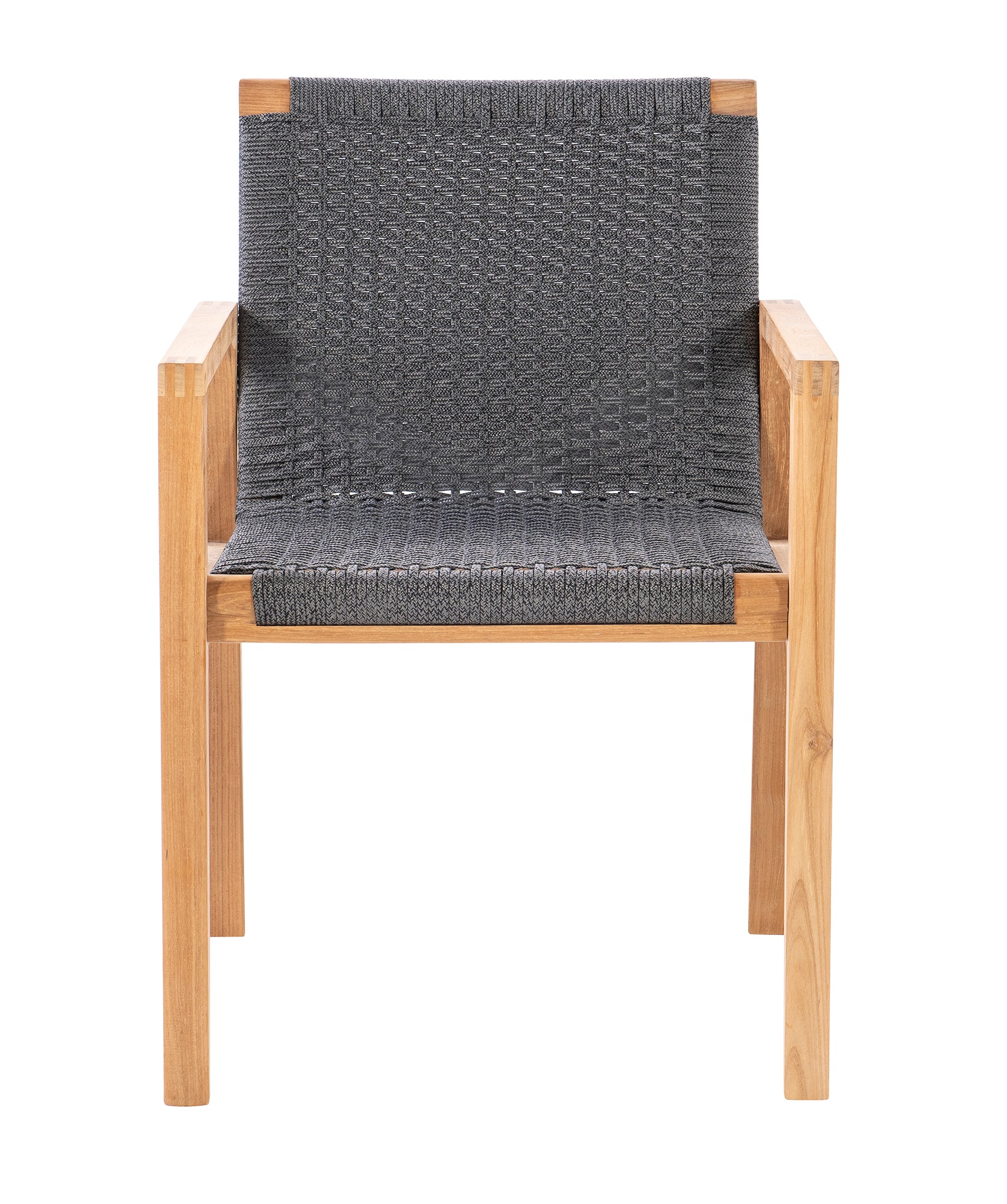 Royal Teak Collection Admiral Dining Chair - Charcoal