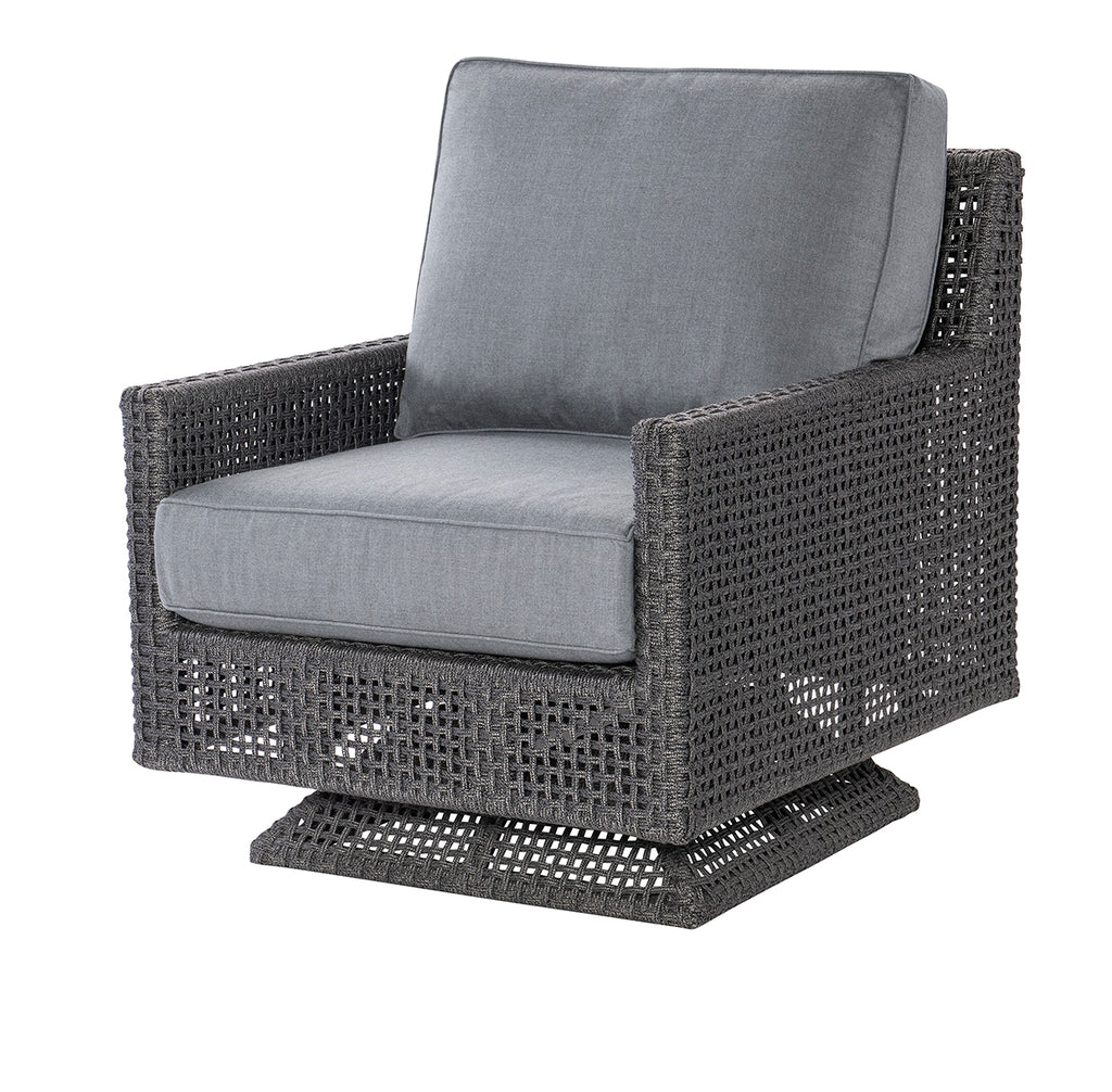 Cannes 360-Degree Swivel Lounge Chair Angle View (CANSW)