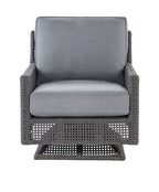 Cannes 360-Degree Swivel Lounge Chair Front View (CANSW)