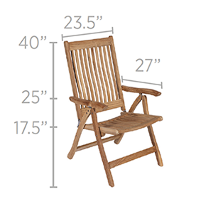 Royal Teak Collection Estate Chair