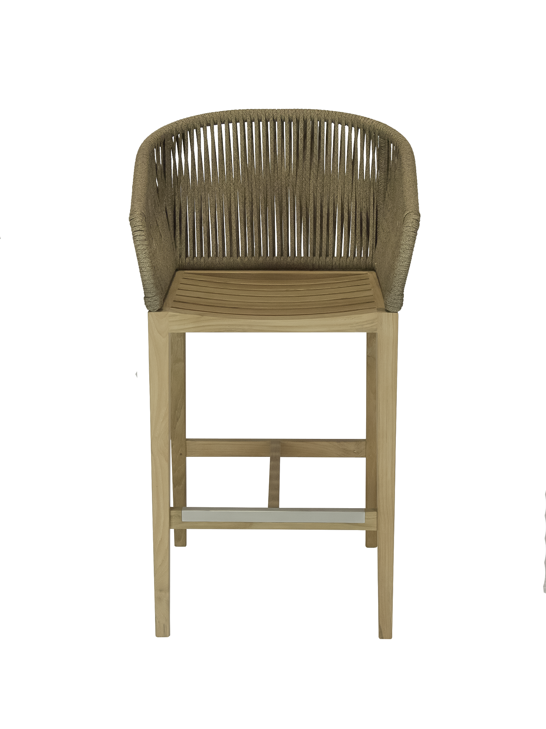 Royal Teak Collection Malibu Bar Chair Desert Sand