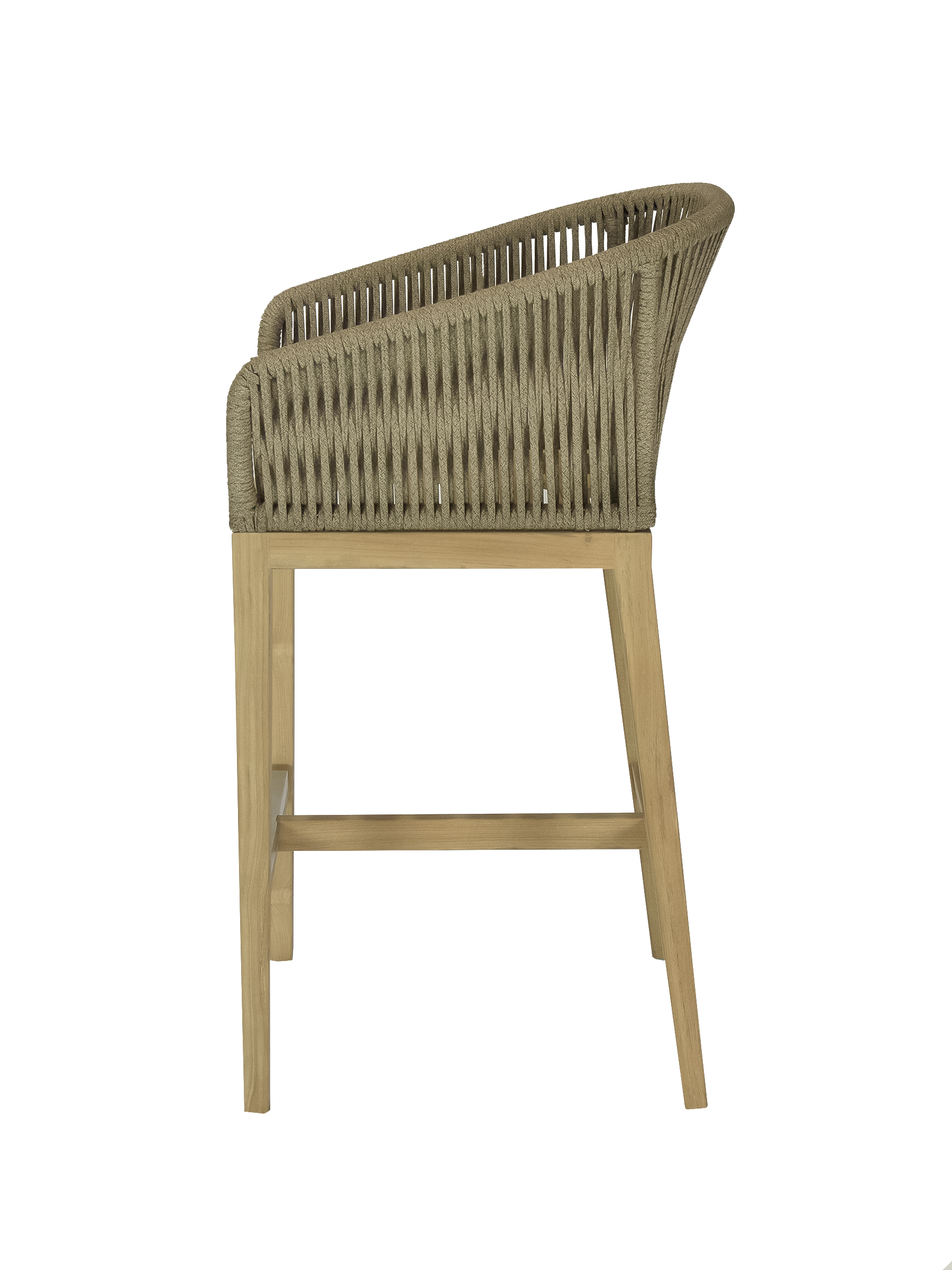 Royal Teak Collection Malibu Bar Chair Desert Sand