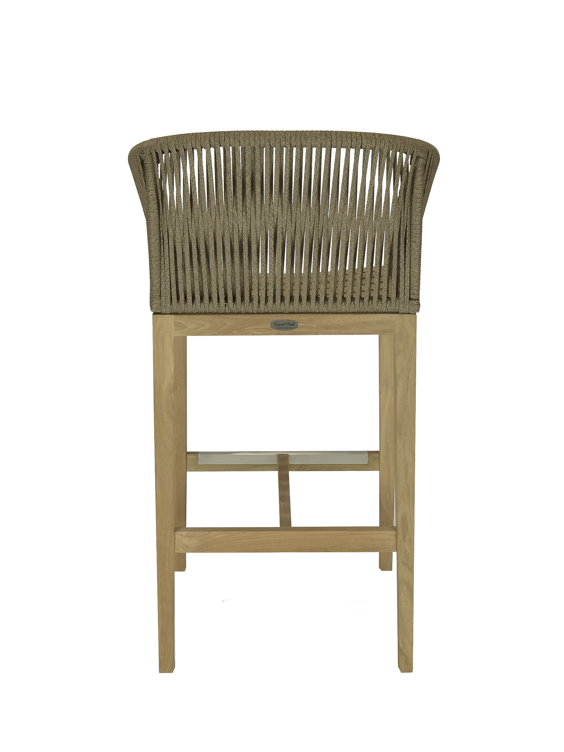 Royal Teak Collection Malibu Bar Chair Desert Sand