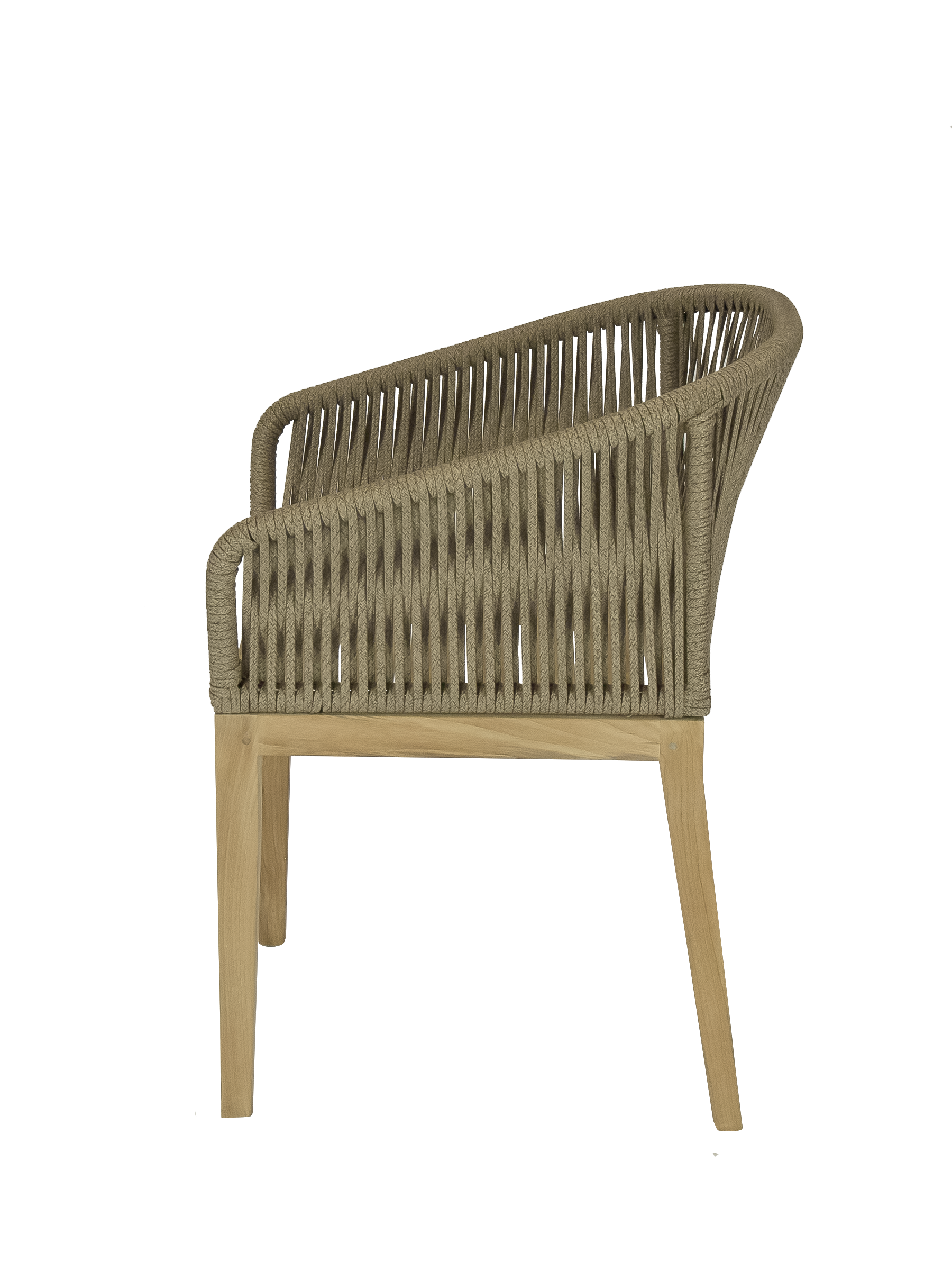 Royal Teak Collection Malibu Dining Chair Desert Sand