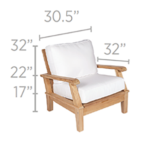 Royal Teak Collection Miami Chair